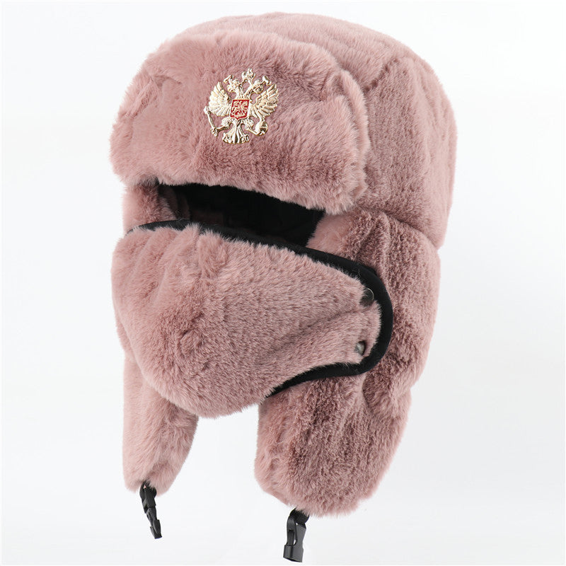 Ushanka Men And Women Imitation Rabbit Fur Outdoor Earmuffs Hat - DM Otaku Shop
