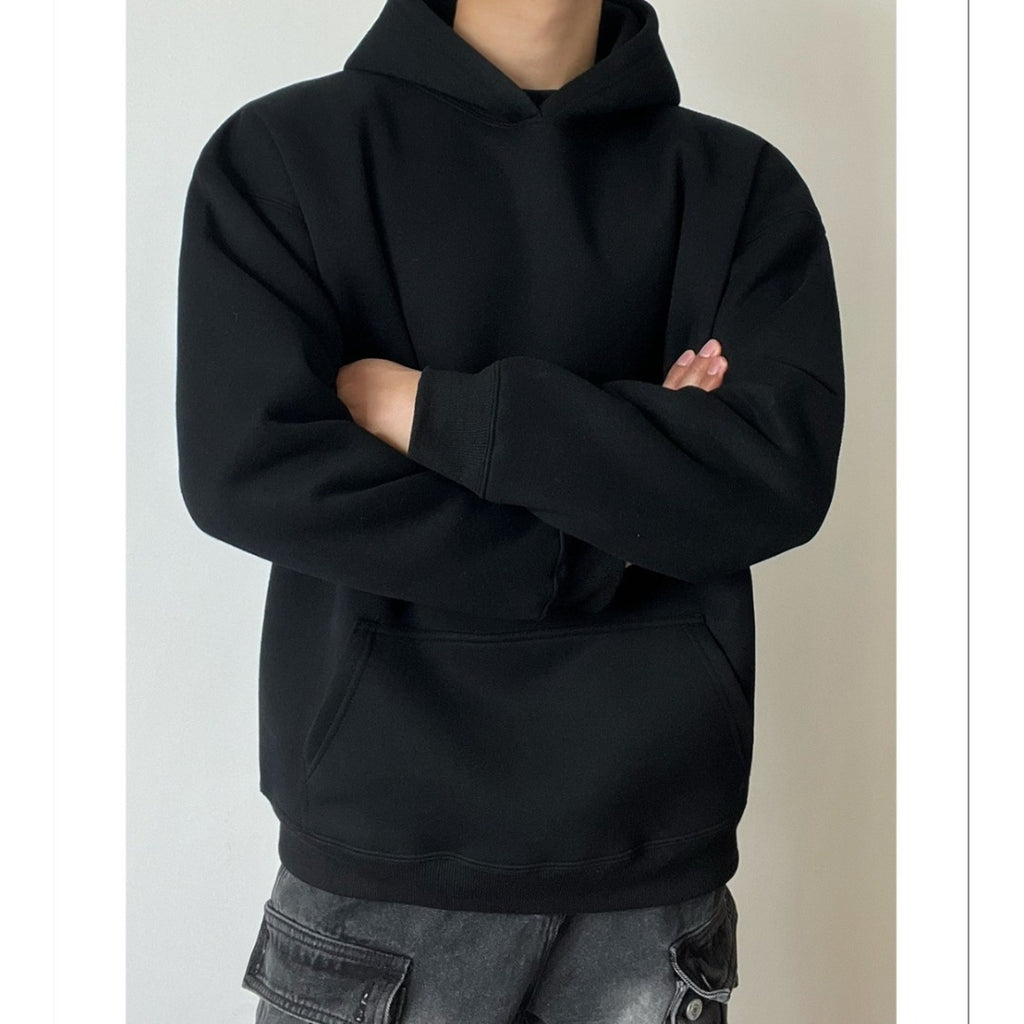 Solid Color Hooded Sweater For Men And Women Autumn And Winter Wild - DM Otaku Shop