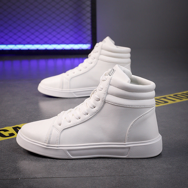 Plus Size Men's Leather Boots Fashion Casual Ankle Boots - DM Otaku Shop