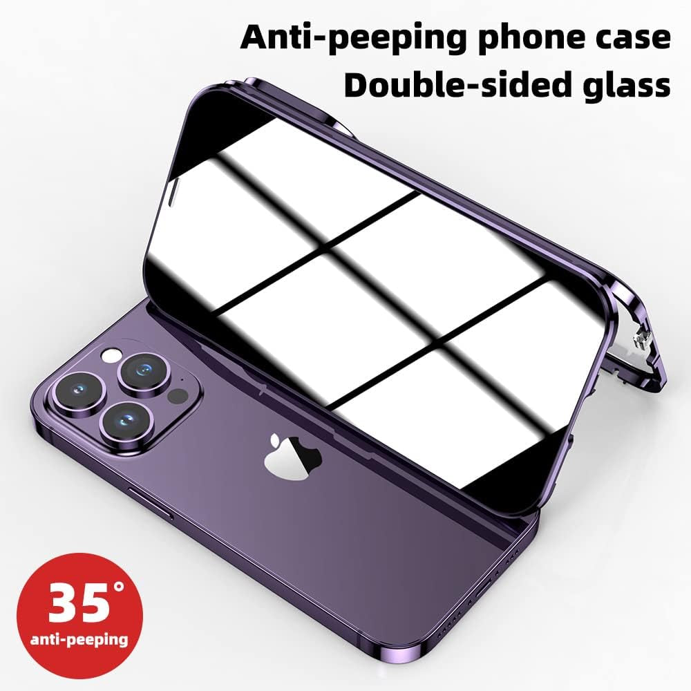 Anti-Peep Privacy Magnetic Adsorption Case for iPhone - DM Otaku Shop