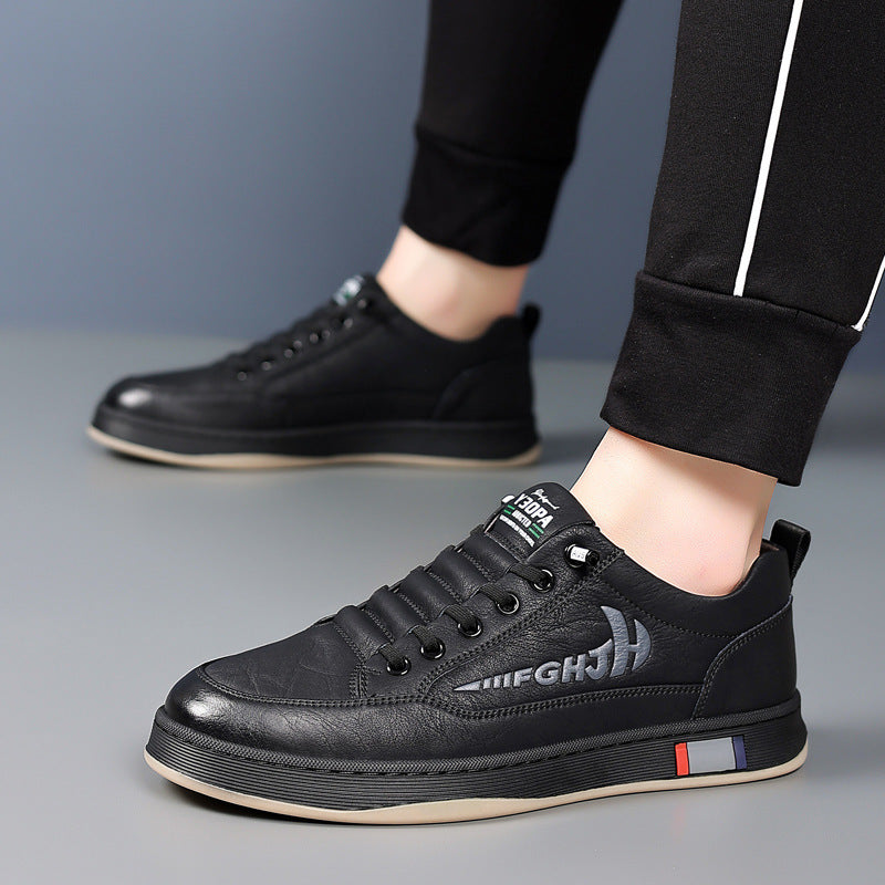 New Breathable All-matching Casual Men's Leather Shoes - DM Otaku Shop