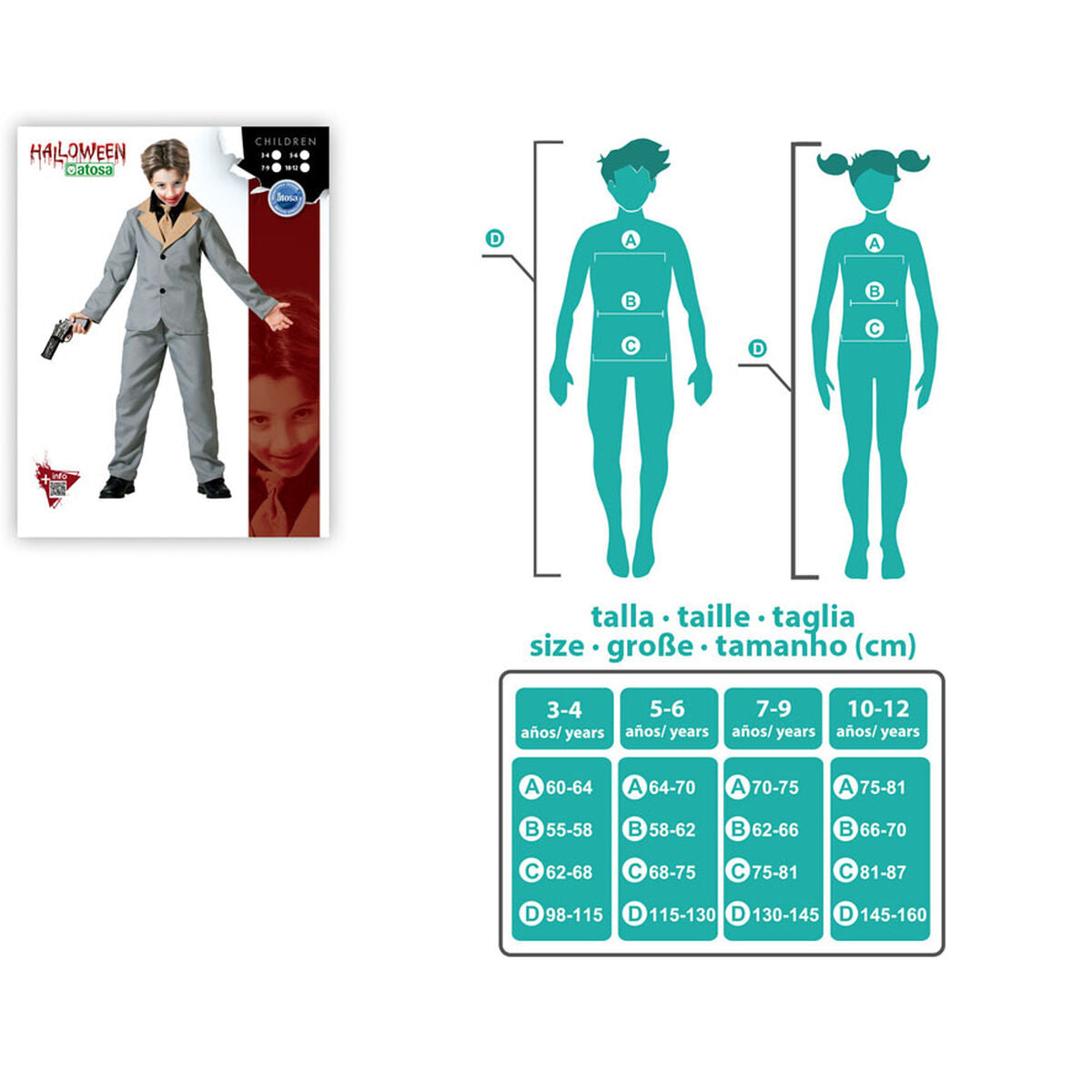 Costume for Children 7-9 Years - DM Otaku Shop
