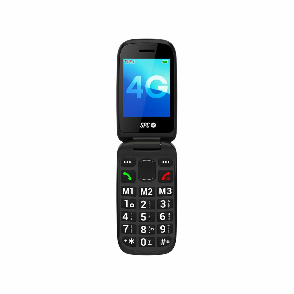 Mobile telephone for older adults SPC 2337N Black 128 GB 2,8"-6