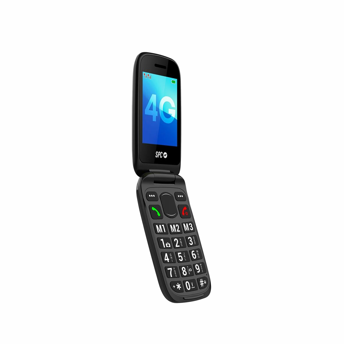 Mobile telephone for older adults SPC 2337N Black 128 GB 2,8"-5