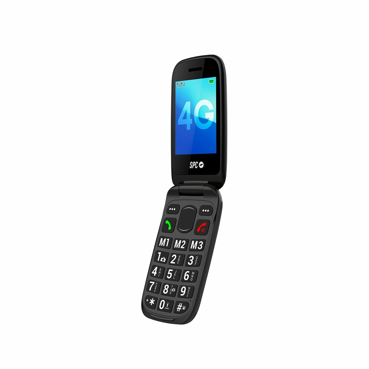Mobile telephone for older adults SPC 2337N Black 128 GB 2,8"-4