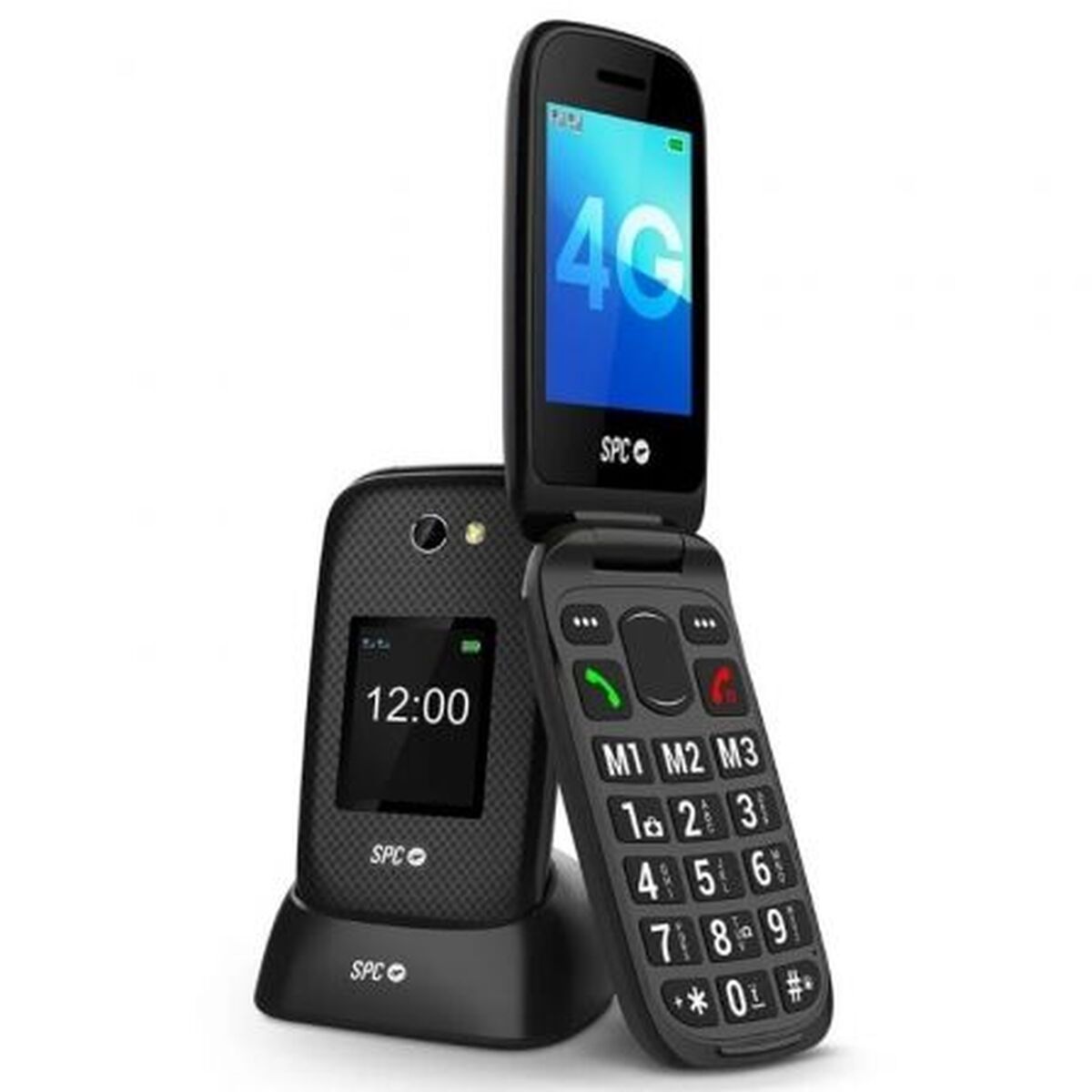 Mobile telephone for older adults SPC 2337N Black 128 GB 2,8"-11