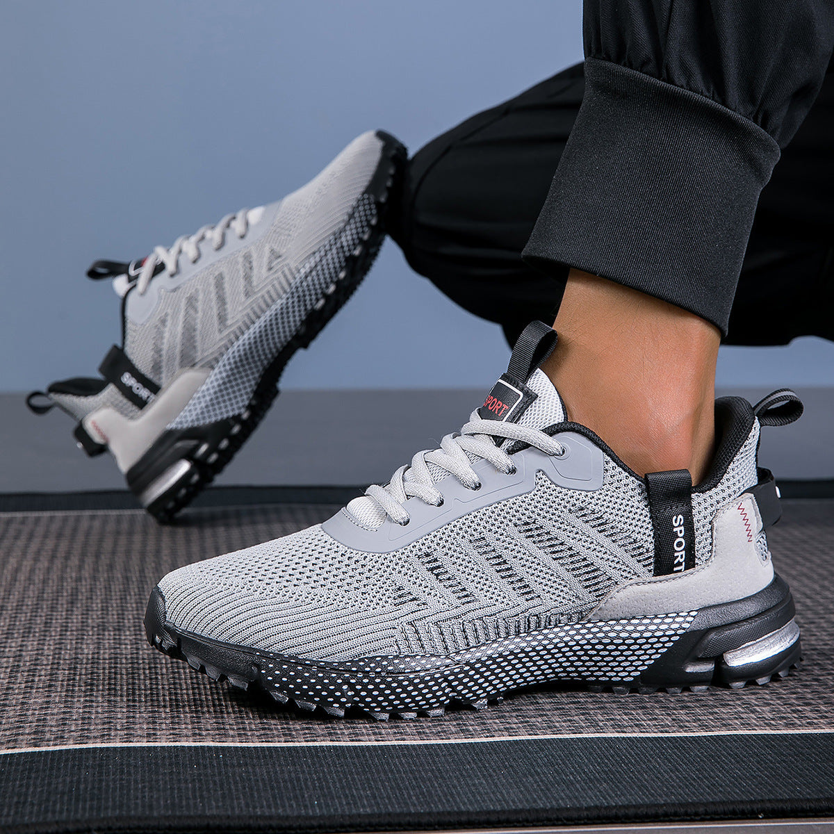 Men's Mesh Surface Lightweight Outdoor Hiking Breathable Sneakers - DM Otaku Shop