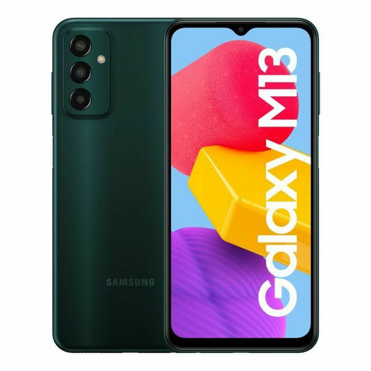 Smartphone Samsung M13 Octa Core 4 GB RAM 64 GB Green 6,6"-0