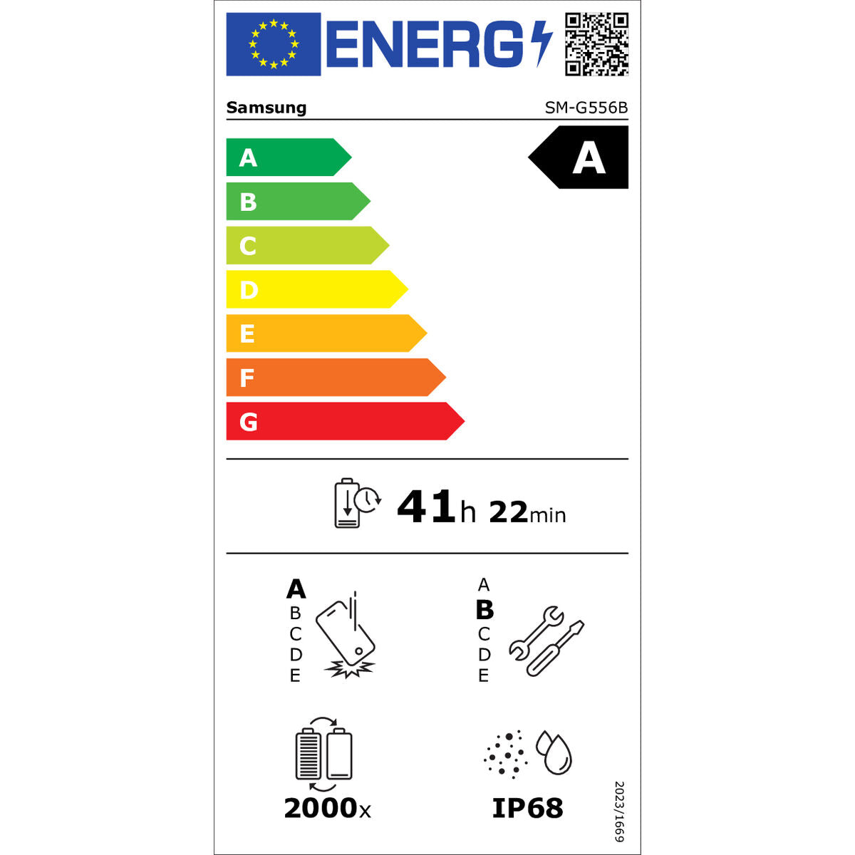 Smartphone Samsung SM-G556BZKDEEE Octa Core 6 GB RAM 128 GB Black-1