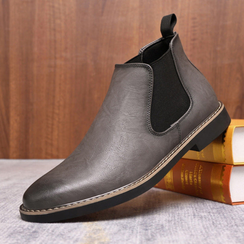 All-matching British Retro Chelsea Boots Men's Shoes - DM Otaku Shop