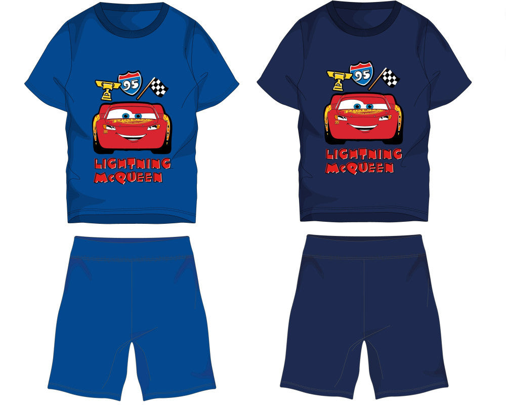 Disney Verdák pamut nyári együttes - póló-rövidnadrág szett - középkék - 98 - DM Otaku Shop