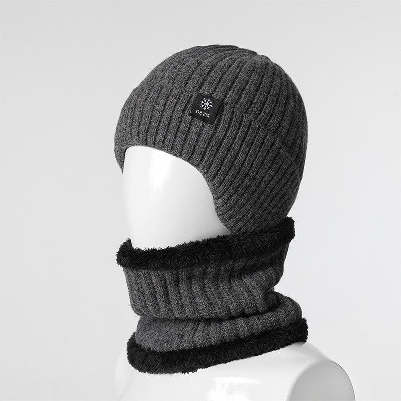 Middle-aged And Elderly People's Hats Men's Winter Warm Wool Hat Ear Protection - DM Otaku Shop
