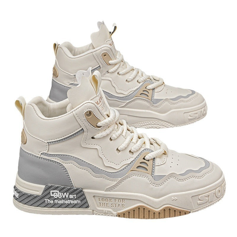 Men's Plus Size High-top Casual Sneaker Mid-top Sports - DM Otaku Shop