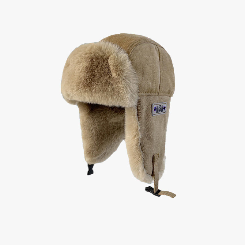 Men's And Women's Winter Plush Thickened Earflaps Hat - DM Otaku Shop