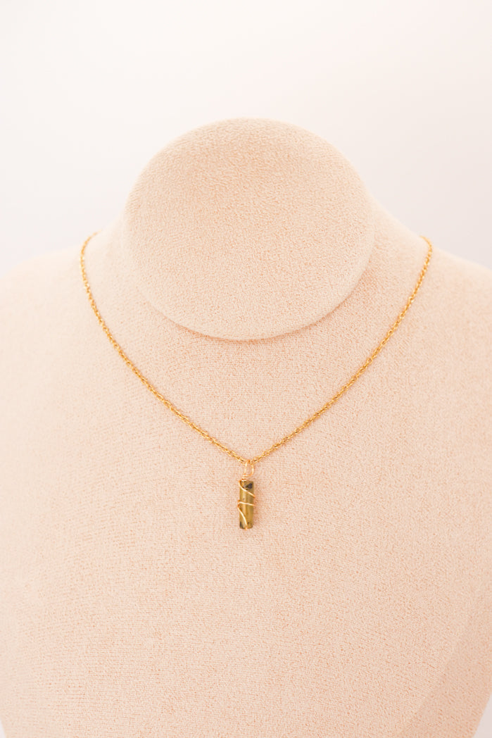 Pendentif | Mini piliers en Jade "Fleurs de prunier" - DM Otaku Shop