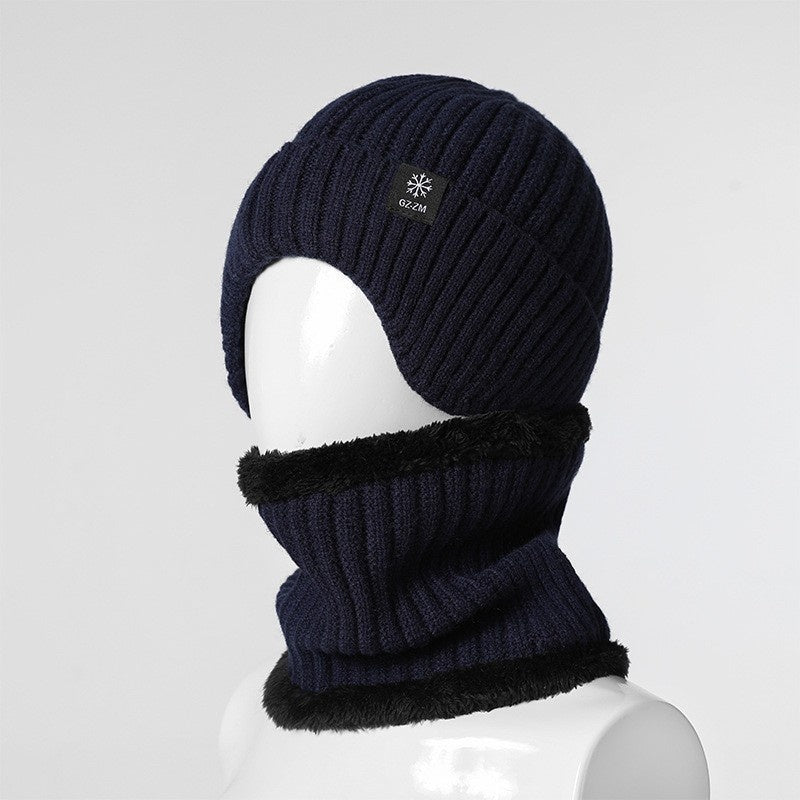 Middle-aged And Elderly People's Hats Men's Winter Warm Wool Hat Ear Protection - DM Otaku Shop