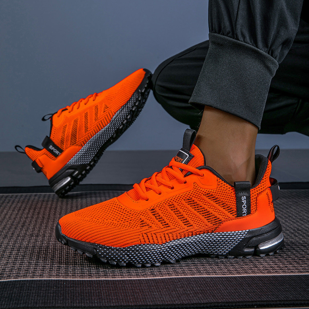 Men's Mesh Surface Lightweight Outdoor Hiking Breathable Sneakers - DM Otaku Shop