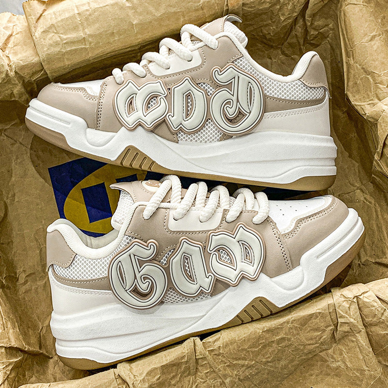 Mesh Surface Platform Bread Casual Canvas Shoes - DM Otaku Shop