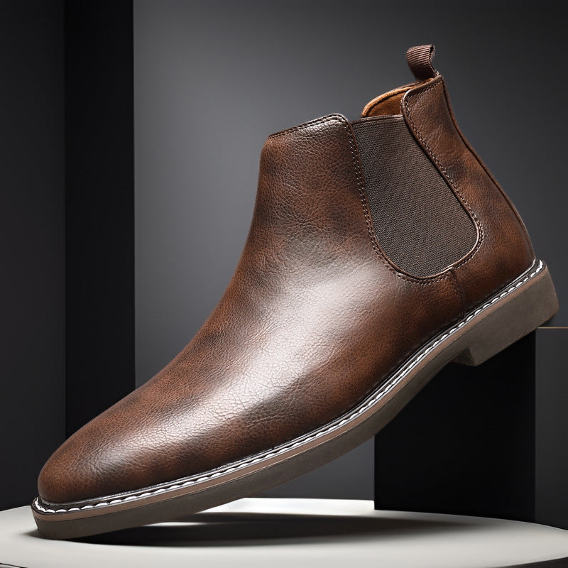 All-matching British Retro Chelsea Boots Men's Shoes - DM Otaku Shop